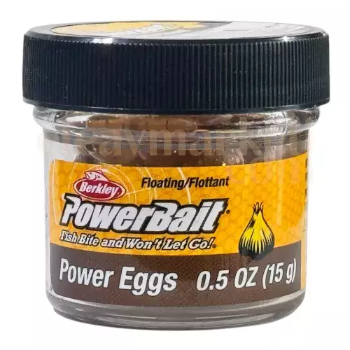 Berkley PowerBait Garlic Eggs Clear Gold Natural 687734 - 1