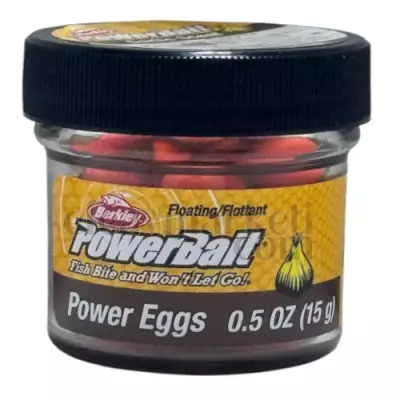 Berkley PowerBait Garlic Eggs Clr Grn Fl Orange 687673 - 1