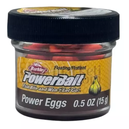 Berkley PowerBait Garlic Eggs Clr Grn Fl Orange 687673 - 1