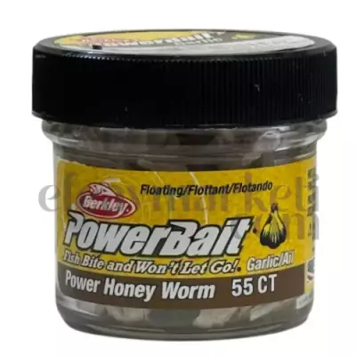 Berkley PowerBait Honey Worm Garlic White 706886 - 1