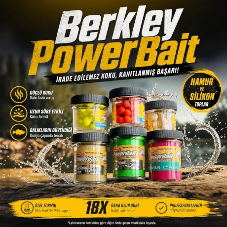 berkley powerbait hamur ve topları