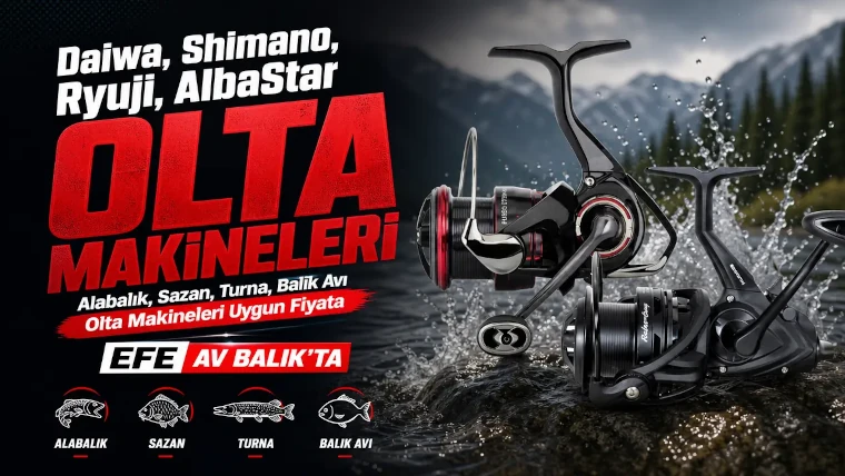 Shimano, Daiwa, Ryuji, AlbaStar Olta Makineleri