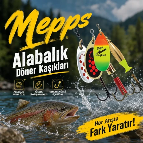 Mepps Olta Kaşıkları Efe av Balıkta