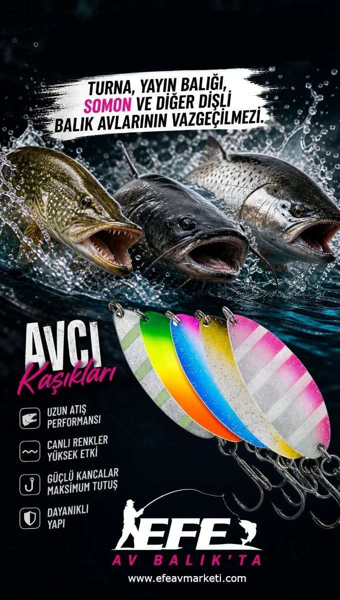 Avcı Kaşık Yem 13 G. Metal Kaşık Yem Ov 21