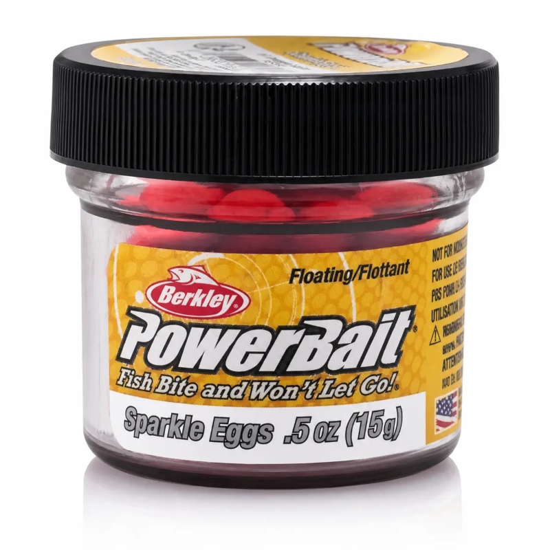 Berkley PowerBait Sparkle Eggs Fl Orange Scales Floating 166239