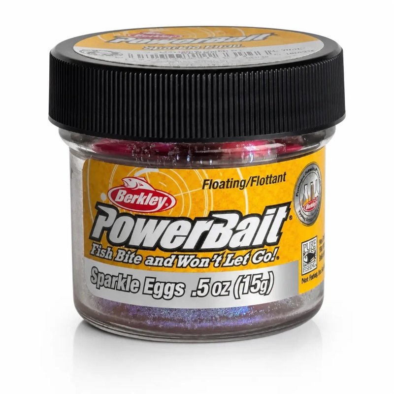 Berkley PowerBait Sparkle Eggs Pink Scales Floating 166246