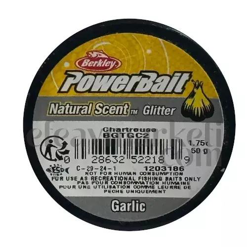 Berkley PowerBait Natural Scent Chartreuse Garlic 522189