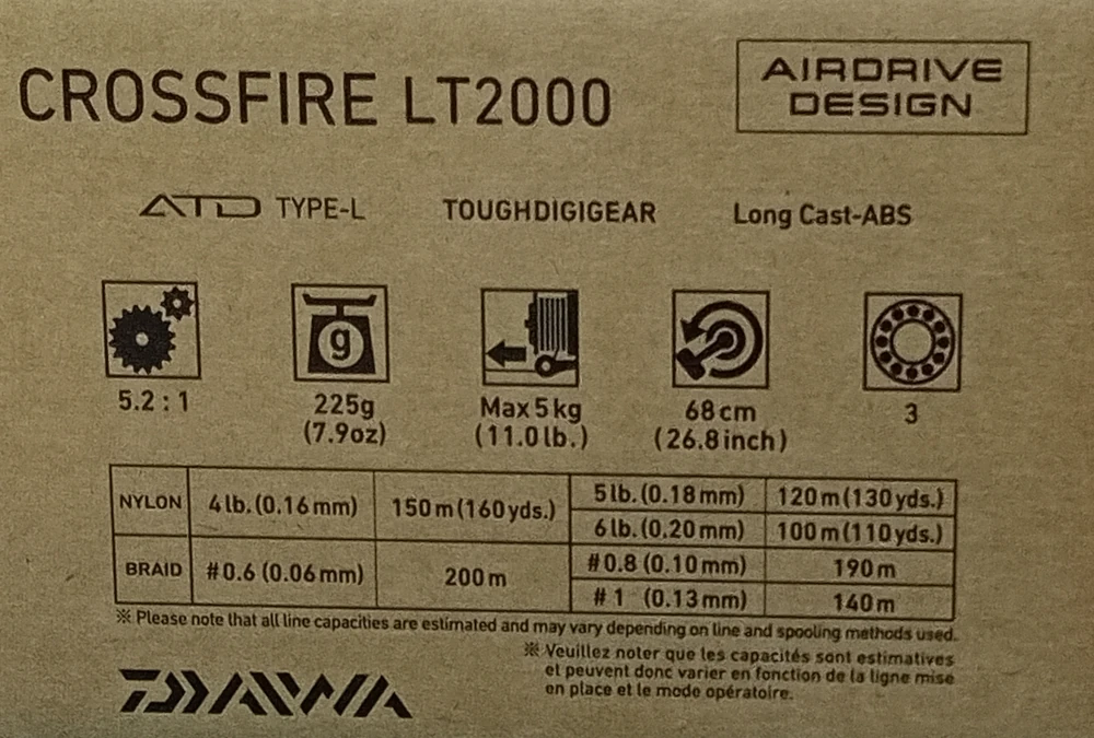 Daiwa Crossfire 26 LT 2000 Olta Makinesi