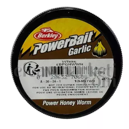 Berkley PowerBait Power Honey Worm Garlic White 706886