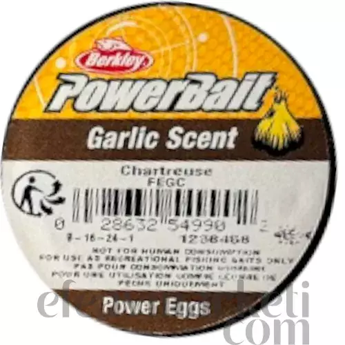 Berkley PowerBait Garlic Scent Chartreuse Power Eggs 549902