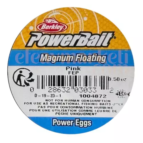 Berkley PowerBait Magnum Floating Pink Power Eggs 030332