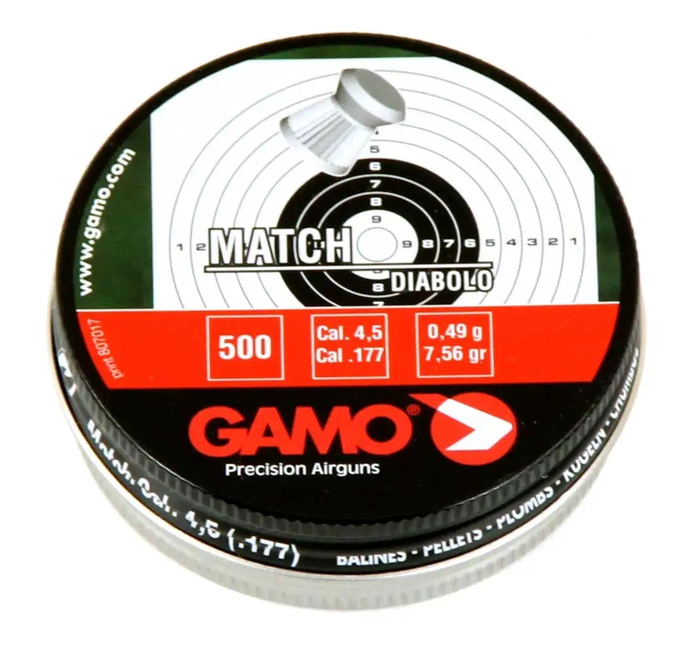 GAMO MATCH DIABOLO 4.5 mm 7.56 grain 500 Adet Havalı Saçma