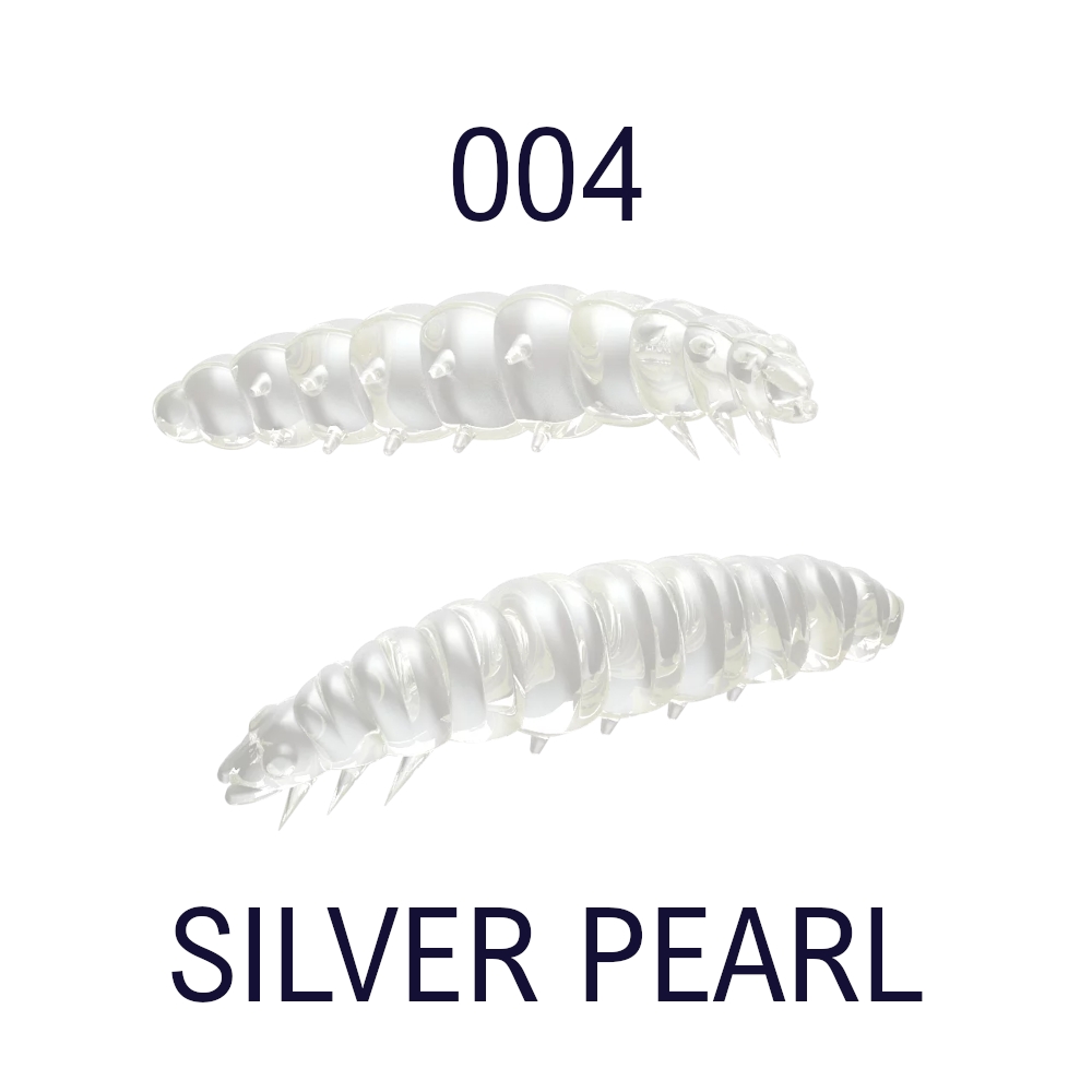Libra Lures Larva 35 mm Peynirli Alabalık Yemi 004 Pearl Silver