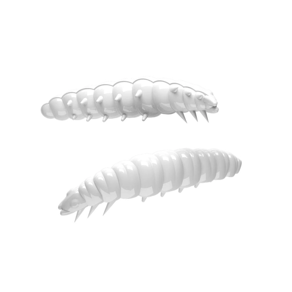 Libra Lures Larva 35 mm Peynirli Alabalık Yemi 001 White