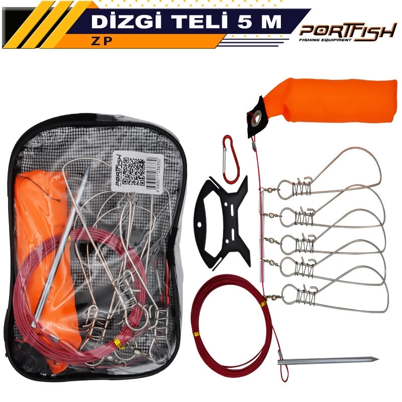 Portfish Balık Kıtka Dizgi Teli 5 m
