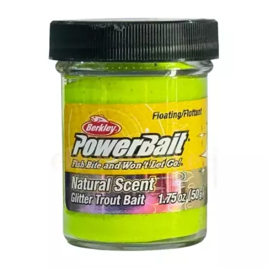 Berkley PowerBait Natural Scent Chartreuse Garlic 022634