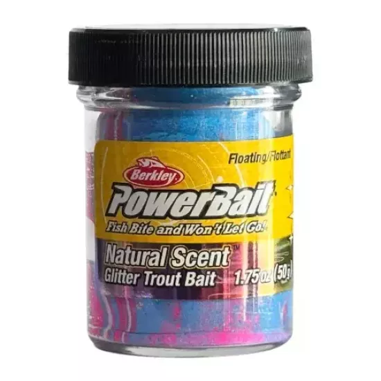Berkley PowerBait Natural Scent Glitter Captain America Garlic 022658