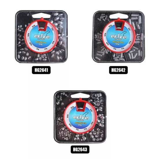 Effe Balık Avı Sıkma Kutu Kurşun 100 G.