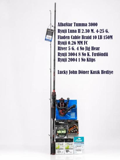AlbaStar Tumma 3000-Ryuji Luna II 2.40 Cm. 5-25 G. Spin Olta Seti