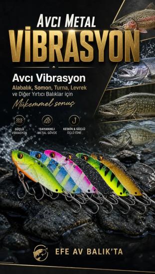 Avcı Kaşık Vib 5.3 cm 11 G. Metal Vib. VB-27