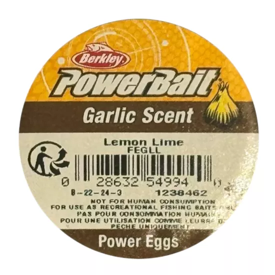 Berkley PowerBait Garlic Scent Lemon Lime Power Eggs 549940