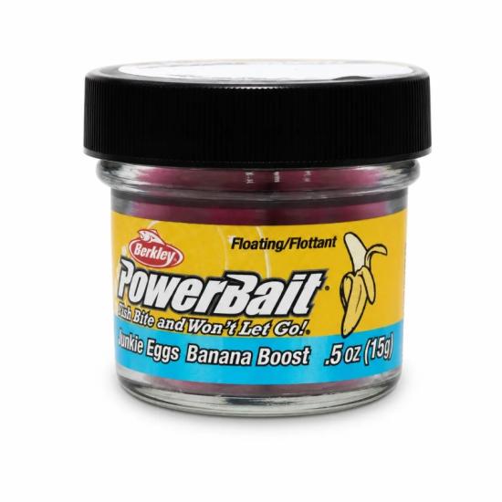 Berkley PowerBait Sparkle Eggs Pink Scales Banana Boost 343685