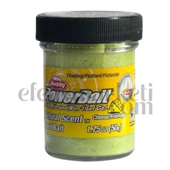 Berkley PowerBait Extra Scent Light Green Glt Cheese Trout Bait 725344