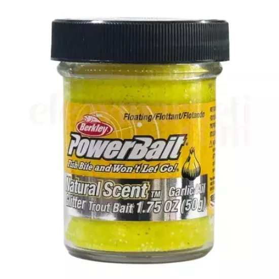 Berkley PowerBait Natural Scent Shunshine Yellow Garlic 634233