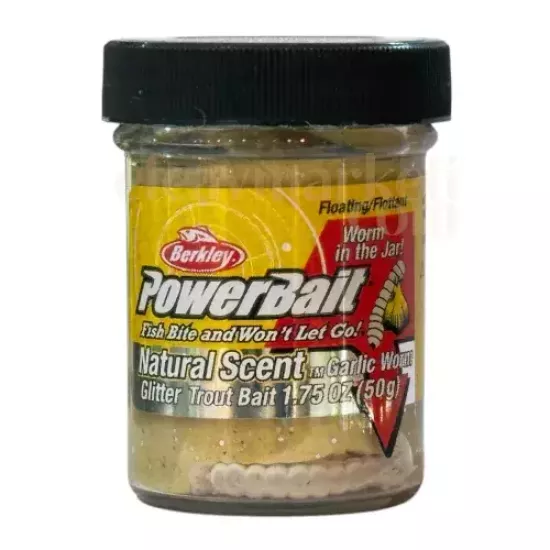 Berkley PowerBait Natural Scent Tequila N Salt Garlic Worm 927229