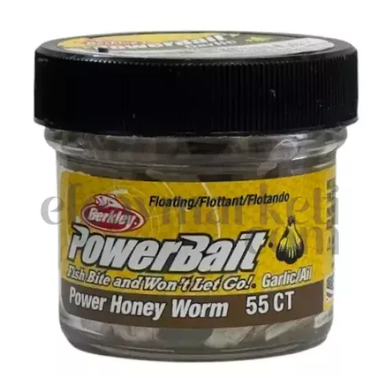 Berkley PowerBait Power Honey Worm Garlic White 706886