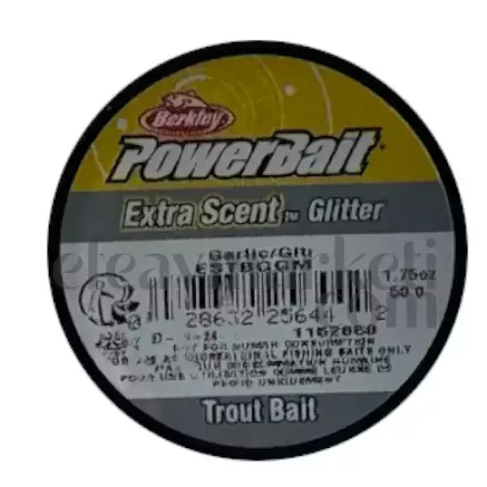 Berkley PowerBait Extra Scent Garlic Gltr Trout Bait 256442