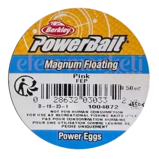 Berkley PowerBait Magnum Floating Pink Power Eggs 030332