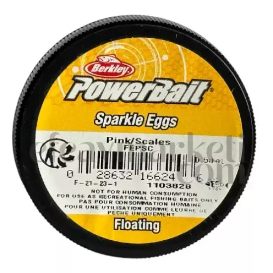 Berkley PowerBait Sparkle Eggs Pink Scales Floating 166246