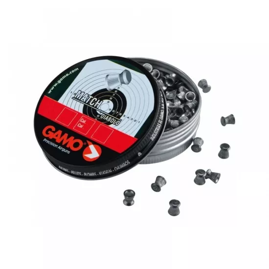 GAMO MATCH DIABOLO 4.5 mm 7.56 grain 250 Adet Havalı Saçma