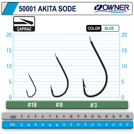 Owner Akita Sode 50001 Olta İğnesi
