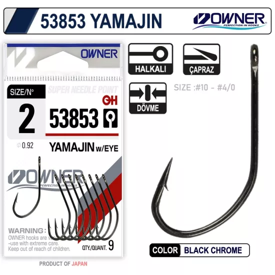 Owner 53853 Yamajin W/Eye Olta İğnesi