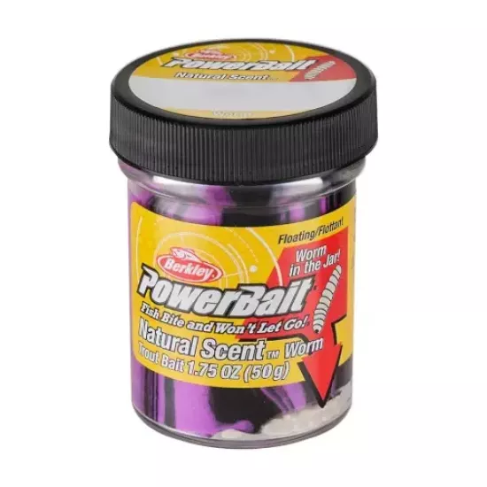 Berkley PowerBait Natural Scent Tequila Sunrise Garlic Worm 927236