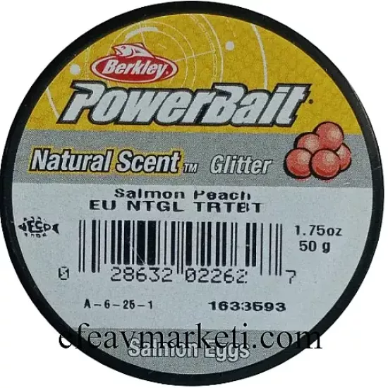 Berkley PowerBait Natural Scent Salmon Peach 022627