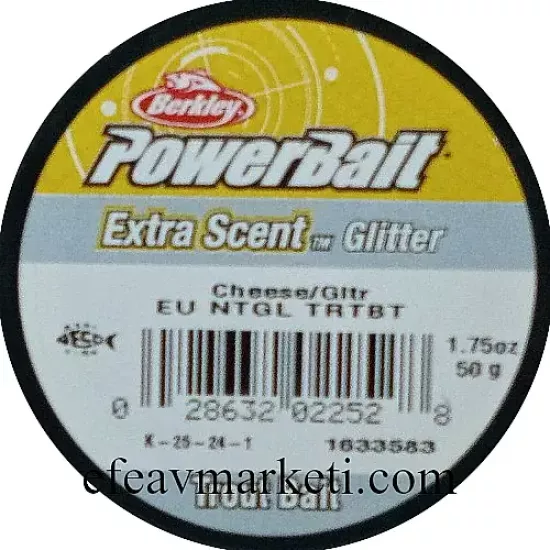 Berkley PowerBait Extra Scent Cheese Gltr 022528