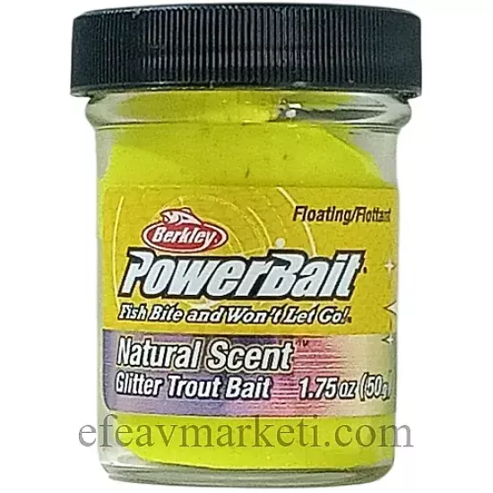 Berkley PowerBait Natural Scent Sunshine Yellow Liver 022771