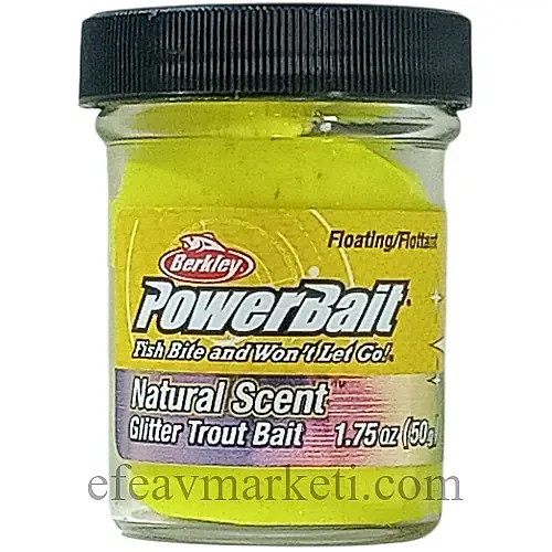 Berkley PowerBait Natural Scent Sunshine Yellow Liver 022771