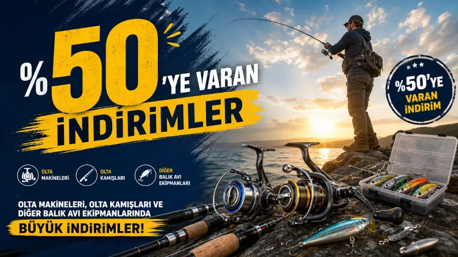 efe av balık indirimli ürünler