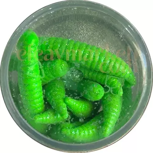 Renat Trout Bait Silikon Kurtçuk Yeşil EF25279 - 1
